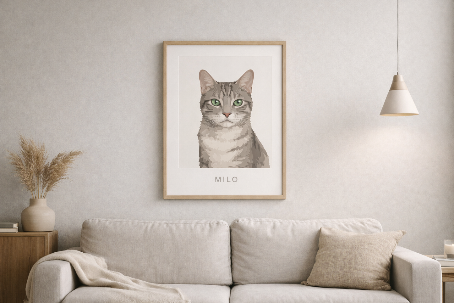 Personalisiertes Haustierporträt – PURE